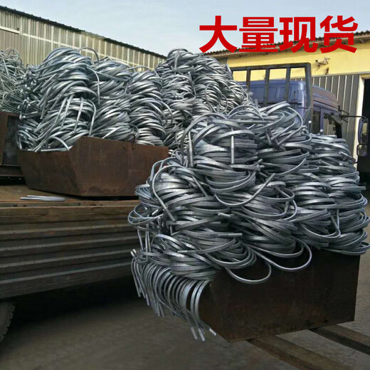 科至途锌抱箍水泥杆电线杆卡箍承重支架管道U型管卡圆钢卡盘M12-M18 12160（7条）