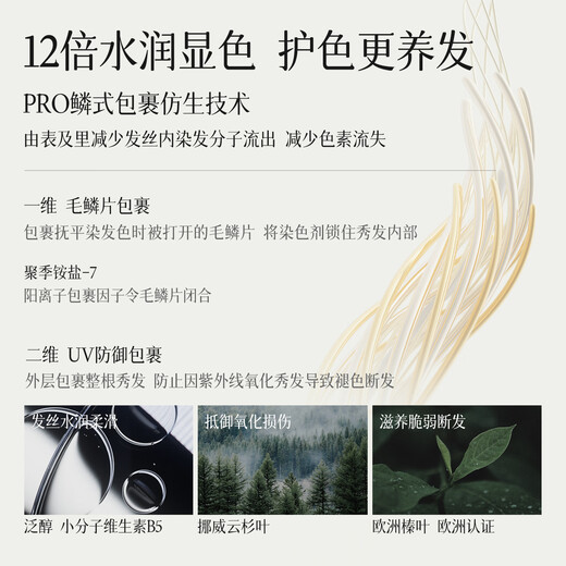 
NOUGAT imported color fixing shampoo after dyeing long-term color protection lock color anti-fading oil control repair shampoo for men and women