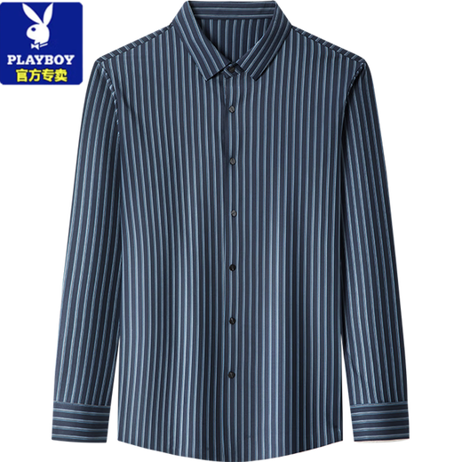 GRANDE PLAYBOY Brand de gamme haut de gamme Mulberry Silk HEMP de gamme à manches à manches longues pour le printemps et l'été, la chemise respirante décontractée et sans fer 9926 Styles - Black 165 [Recommandé 90-120jin [Jin est égal à 0,5 kg]] M