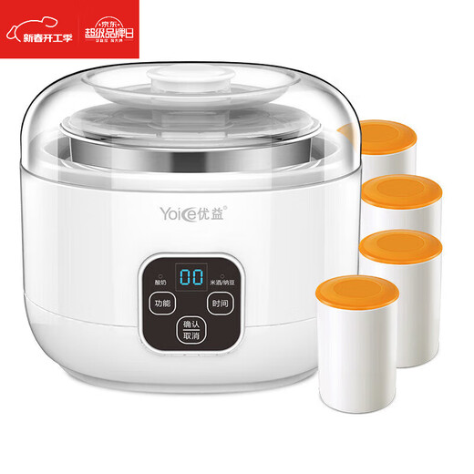 Goyn110v Joghurtmaschine für Haushalt Vollautomatisch kleine Mini -Hausmade Weinweinbrauen Enzym Fermentation Natto Machine Split 110 V US -Vorschriften Smart 1,5L Edelstahl Innendeck