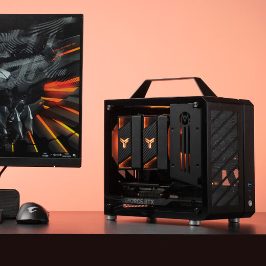 
GIGABYTE Ryzen R9 9950X/A4000/A2000 Mechanical Master C25 Mini Portable Design Host DIY Assembly Computer Drawing 3D Modeling Small Steel Form Desktop Machine 2: R9 9900X/32G/2T/A2000