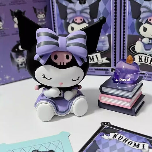 
ONEVAN Kuromi Lucky Casino Series Blind Box Trendy Toys Dolls Desktop Ornaments Girls Birthday Gift Toys Whole End Luxury Set Box [6 Box + 1 Large Box] Kuromi (Give a Viscose for Order)