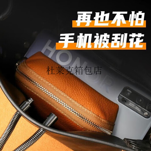 杜莱克车钥匙包小巧女收纳通用大容量简约韩国可爱锁匙包迷你家用 小包包-黄色 加厚-耐磨/牛皮