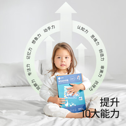 Betas baby toys baby puzzle magnetic puzzle for infants and children 0-3 years old early education manual brain-level puzzle for forest stories + sports experts 1-3 years old + comprehensive style