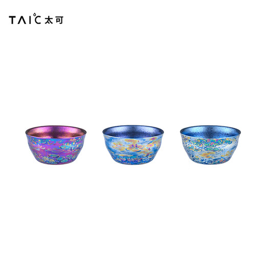 TAIC water lily pure titanium thermos cup for birthday and New Year gifts customized products Titanium Art Impression Water Lily Cup