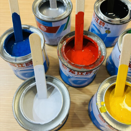 FANCYCHIC Brand Big Red Black Green Small Can 04 Medium Paint Text Complementary Color Drawing Paint Shiny Oil Order Free Paint Brush Red-Bottle (90g)