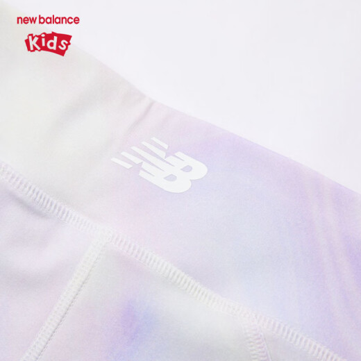 NEW BALANCE nb童装女童2025春秋弹力长裤舒适打底裤ND7SF14082 浅紫色 150