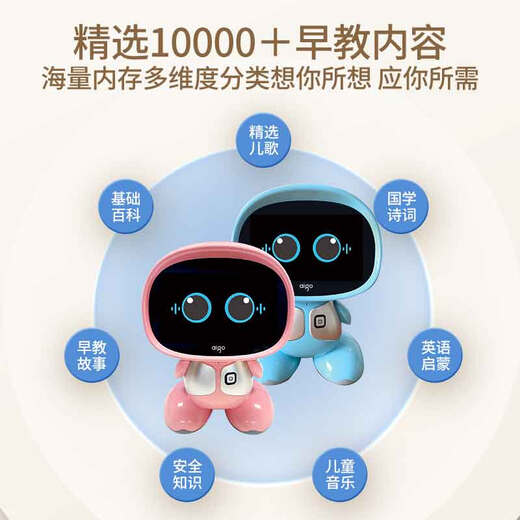 Patriota AI Robot Nanny Inteligencia Artificial Interacción de Speed ​​Voice Interaction Educación temprana Máquina de aprendizaje automático Historia de niños Sakura Pink English Matemáticas Poesía Canciones para niños Robot Robot Día Infantil Preguntas preguntas y respuestas de maestros Canciones para niños Famosos Canciones para niños