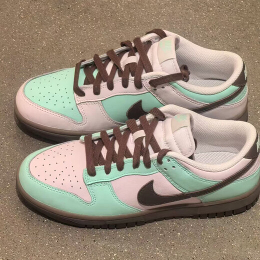 Nike быстрая доставка NIKE Dunk LOW женские повседневные и удобные спортивные кроссовки с низким берцем IH0821-679 зеленый розовый коричневый 36