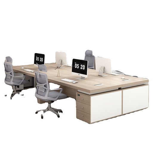 Yusong Boss Office Desk and Chair Combination President Desk Manager Desk Supervisor Desk Office Furniture Executive Desk Set Simple and Modern 1.6 Meter Boss Desk + Chair