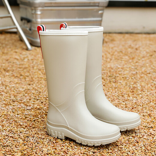 
Blue Owl Shield Rain Shoes for Women in Sea Outdoor Rain Day Waterproof Anti-Slip Rain Boots Glue Shoes Wear-resistant High Tube Water Shoes YX1026 39