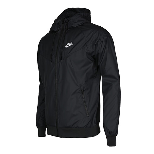耐克（NIKE） 男子梭织防风衣 夹克 户外运动727325-010黑L