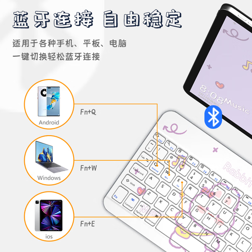 
Shell Xiawei iQOO Pad5 Pro 13-inch Protector Case 2025 New Magnetic IPA2575 Bluetooth Keyboard Tablet Shell Standard Mouse Set Mist Blue Protector Case + Space Bear Keyboard + Gift Pack iQOO Pad5 Pro 13-inch