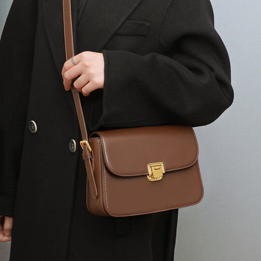 Viney Sattle Bag Cowhide Bag Damenbeutel Leichte Luxus-Achselhöhle Eins Schulter-Crossbody-Body-Geburtstagsgeschenk High-End-Gefühl für Freundin Frau
