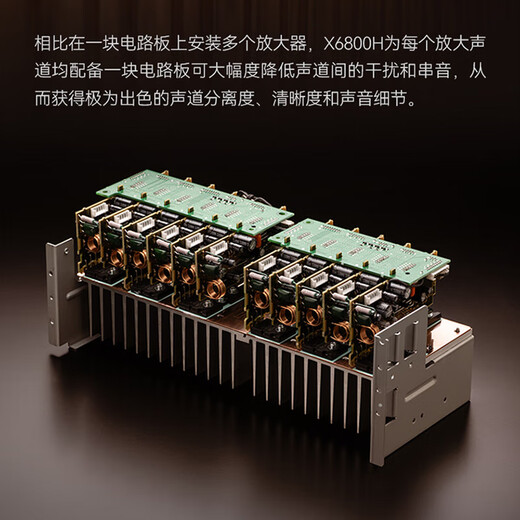 Tianlong (Denon) [Subsidio Nacional] AVC-X6800H Amplificador de audio altavoz 11.4 Panorámico Atmos 8K Amplificador de potencia de cine en casa Decodificador de nivel previo a nivel importado de Japón