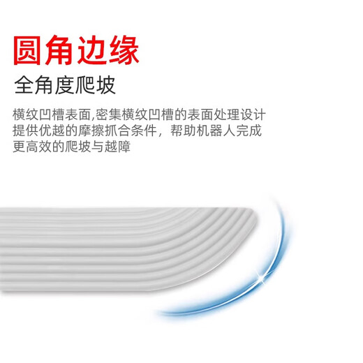 Baige sweeping robot threshold strip, step climbing mat, slope sticker, length 68CM, width 5cm, height 1.6cm, gray, suitable for 1.5~2CM threshold