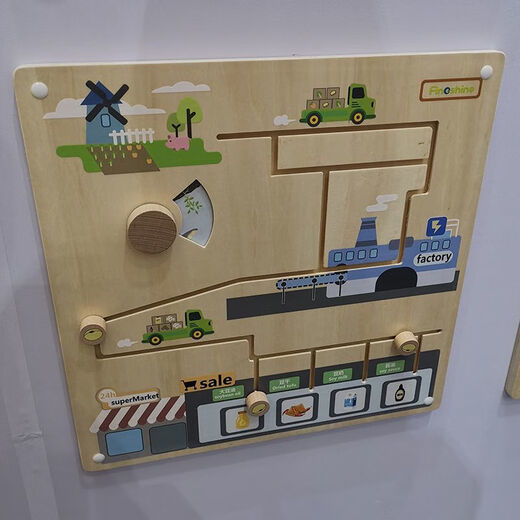 Hongtong Kindergarten Wandspielzeugkorridor Spiel Dekoration Kinder früh Bildung Montessori Unterricht AIDS Wandbetrieb Kognitiver Board Arbeit Simulationsspielplatte