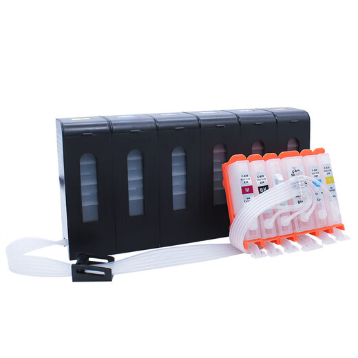 Canon IX6580 IX6500 IP4880 IP4980 MG6180 6280 MG8180 8280 Drucker Anti-Reflow-Tintenversorgung 825 826 angeschlossener Tintenkassettenpatronen IP4980 Anti-Reflow (leer angeschlossen)