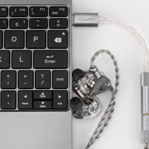 Shuiyueyu echo echo-A micro decoding amp 3.5 single-ended hifi audiophile grade high-quality echo-B micro decoding amp balanced 4.4 portable small tail adapter cable echo-A 3.5 small tail