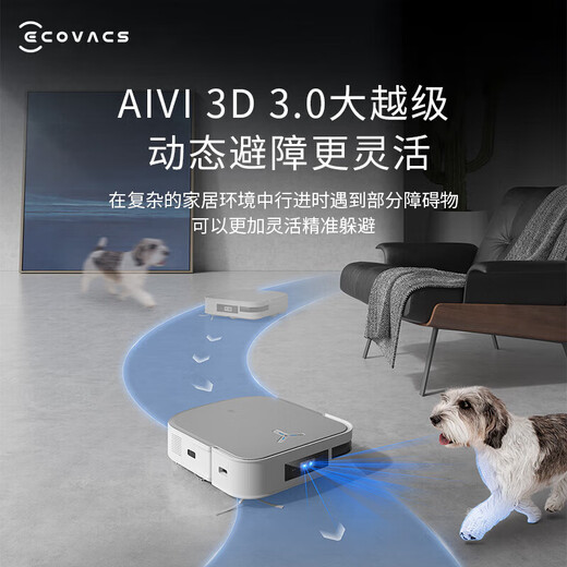 Ecovacs balayant le robot intégré nettoyage et nettoyage de nettoyage automatique intégrés Machine de dégwage