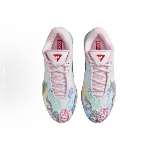 NIKE耐克LEBRON XXII BHM EP男子柔软舒适复古防滑耐磨低帮运动篮球鞋 FZ1098-100白绿粉蓝 45 (290mm)