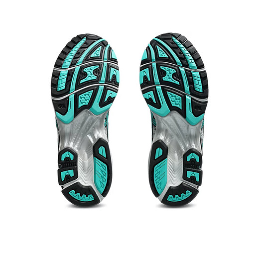亚瑟士（ASICS）新款男子跑步鞋GEL-KAYANO 14 缓震防滑耐磨休闲运动鞋健身慢跑鞋 银灰/黑绿 1203A740.100 40