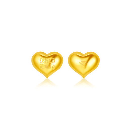 Chinese jewelry birthday and New Year gift for girlfriend Golden Bean Pure Gold 999 Money Saving Bean Save Money Little Golden Bean Growth Little Love 1g