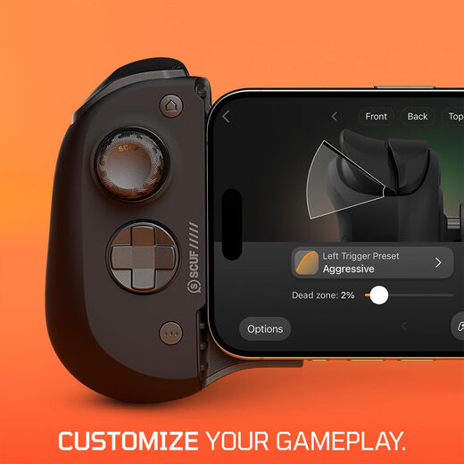 SCUF SCUF mobile game controller, Bluetooth 5.0 wireless connection, customizable buttons, anti-drift rocker, supports Apple arcade, 16 hours of battery life
