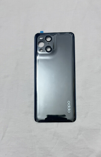 Suitable for findx3 back cover original Findx3pro mobile phone battery cover back shell original glass back cover original FindX3/3Pro condensed white original back cover with lens