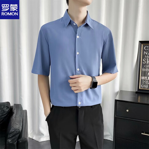 Romon White White White Short-Selled Cashoration Chish de graduación para hombres Pantalones de la entrevista de la entrevista formal de estilo coreano