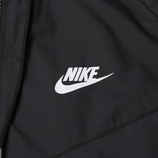 耐克（NIKE） 男子梭织防风衣 夹克 户外运动727325-010黑L