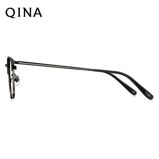 Qina (QINA) myopia glasses 25 new product light flick titanium frame glasses frame Sven business optical mirror men QA7025B11