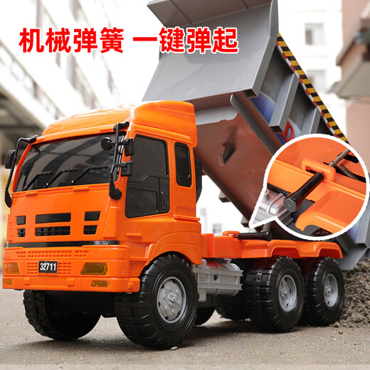 Extra großer Kipper großer Lastwagen Großer Bau von Bautlastwagen Jungen LKW Truck Muldenkipper Kinderspielzeug extra großer Muldenkipper