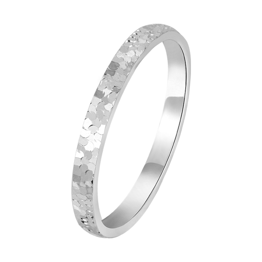 CHINA GOLD PT950 Crushed Ice Narrow Edition Simple Platinum Ring Anniversary Gift for Girlfriend and Wife Birthday Gift Net Gold Weight Approximately 1.8g 10#