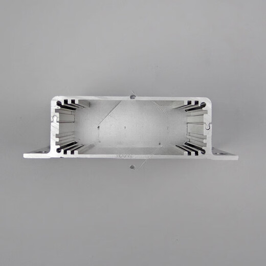 CLCEY铝合金外壳/铝型材外壳/铝盒/铝壳/壳体/电源盒/仪表壳体120*35 7029号现货长度100mm(银色) 高59