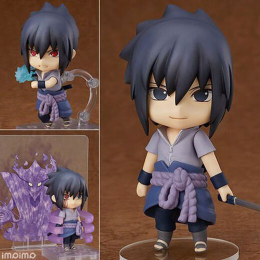 Q Version von Naruto GSC Clay Man Animation Abbildung Six Path Naruto Sasuke Itachi Kakashi Obito Model Ornament Kakashi 724