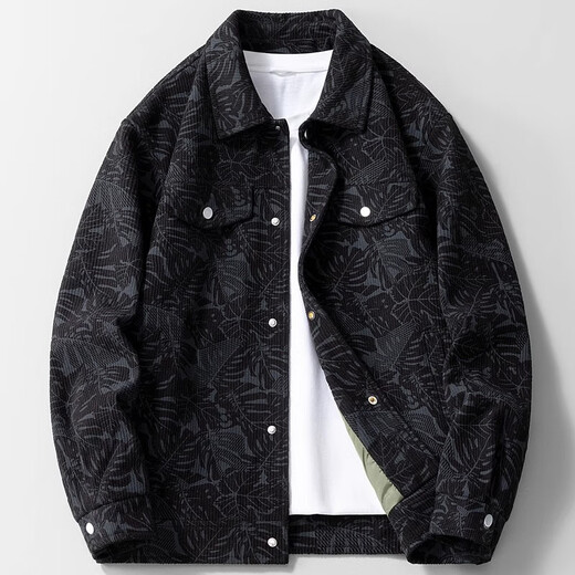 MiiOW jacket men's spring and autumn 2025 new men's fashion brand lapel men's jacket men's spring tops light khaki XL