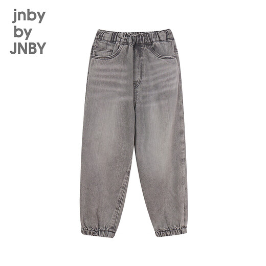 Jnby von Jnby Jiangnan Buddies Kinderkleidung Beine Jeans Hosen Mode lässiges Herbst- und Winterjungen und Mädchen Kinder 1O7E11730 986/Denim White 160cm