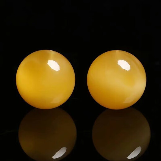 Knock Knock Love Beeswax Loose Beads Bracelet Necklace for Men and Women Raw Stone Accessories Beads Single Beads with Beads Round Beads Single Natural 10mm Single Bead