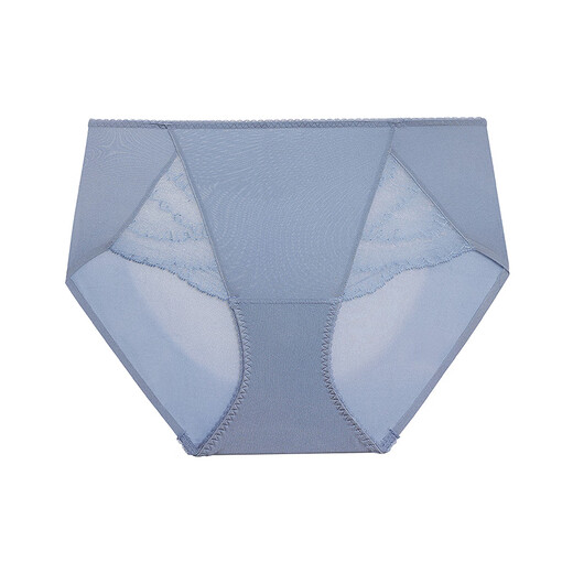 Aimei underwear women's underwear spring and summer cotton bottom crotch splicing lace sexy mid-waist boxer AM23A701 M