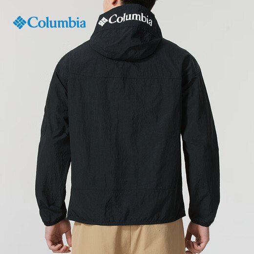 Columbia Columbia Veste masculine 2025 printemps Nouvelle veste de randonnée hydrofuge de sport extérieure WE4839 011 / Black L / 180