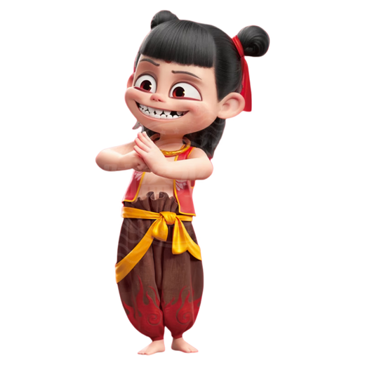 哪吒之魔童闹海哪吒贴纸个性酷帅卡通居家墙上浴室玻璃门窗防水贴 哪吒贴纸KY844-5(自带背胶) 高40厘米(防水)