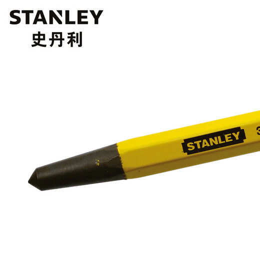 Stanley (STANLEY) household center punching steel plate punching positioning punch line punch nail punch sample punch 6mm center punch 16-227-23