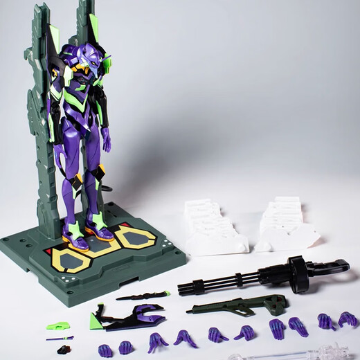 Bruco Erste digitale Figur legendäre Ausgabe New Century Evangelion Eva Montediertes Bausteinmodell Spielzeugpuppe Peripheriese Legendary Edition-Erstdigitalmaschine