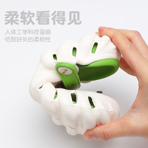 ABC KIDS children's clogs boys cartoon Nezha sandals girls baby outdoor sandals men 8623 light gray 40-41