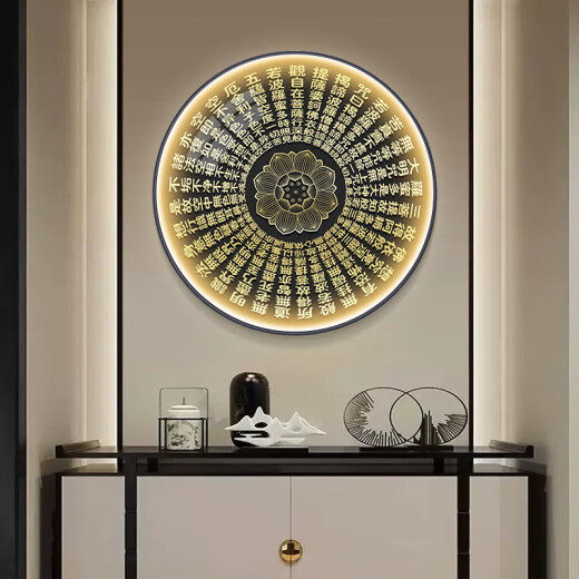 Heart Sutra Entrance Entrance Pintura decorativa NUEVA PINTURA DE TEMA DE TE DE TE DE TEA PINTURA DE TEA PINTA DE PINTURA DE PINTURA DE LA PINTURA DE LA PARTILLA DE LA PARTILLA DE LA NOCHE BODDHA Y PINTURA BY679 100*100 CM PINTURA LIGE