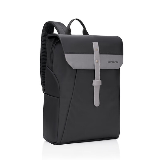 Samsonite -Rucksack für Männer und Frauen Universal Business Pendeln Reise Freizeit Computerbeutel wasserdichte Schulbag TR1 Schwarz