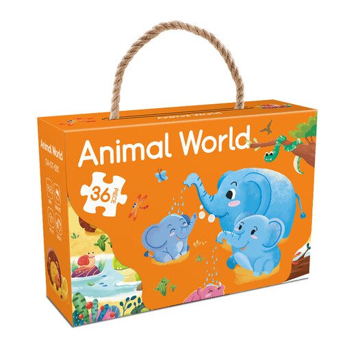Puzzle de puzzle 3-6 ans Dinosaur Children Toys Early Education Enfants Gift Puzzle Toys Dog Universe [36 pièces]