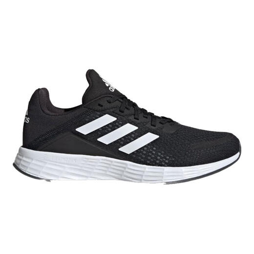 Adidas running shoes men's shoes women's shoes 2025 summer DURAMO SL low top cushioning sneakers lightweight breathable casual shoes JQ9716 black/white/dark gray 38
