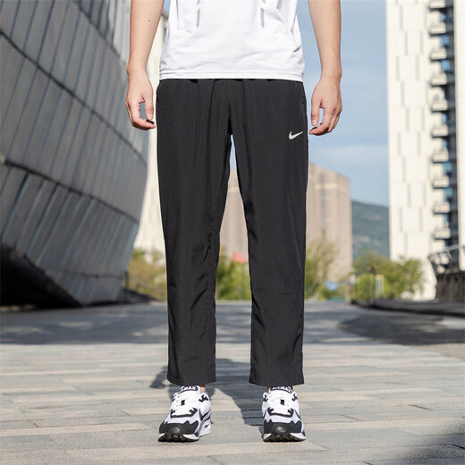 
Nike (NIKE) black straight trousers men's quick-drying breathable sports pants loose jogging casual pants FB7491 black/DM6627-010 moisture-absorbing and sweating Quick-drying M 120-130Jin[Jin equals 0.5 kg]